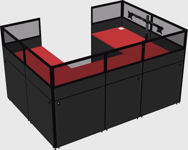 Cabine en u