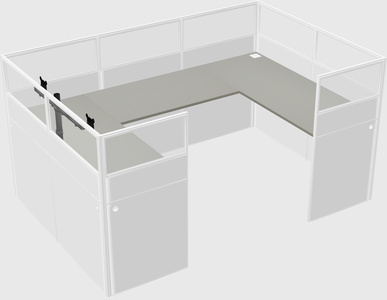 Cabine en u