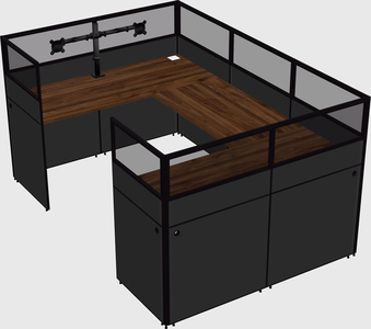Cabine en u