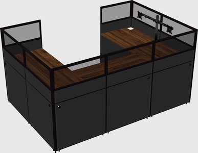 Cabine en u
