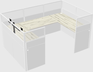 Cabine en u