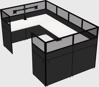 Cabine en u