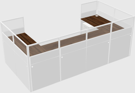 Cabine en u