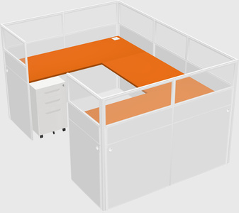 Cabine en u