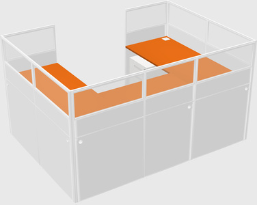 Cabine en u