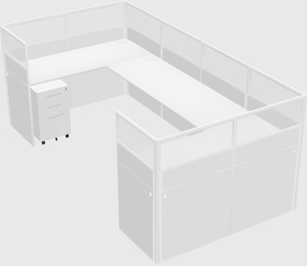 Cabine en u