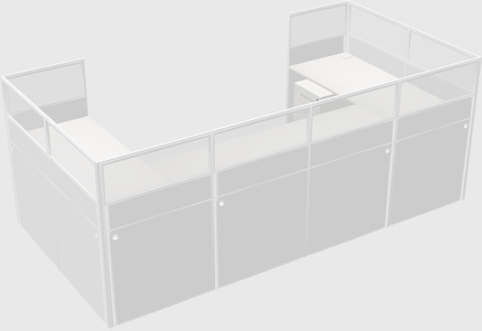 Cabine en u