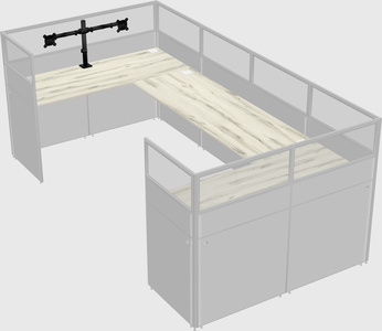 Cabine en u