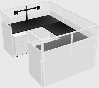 Cabine en u