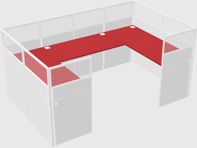 Cabine en u