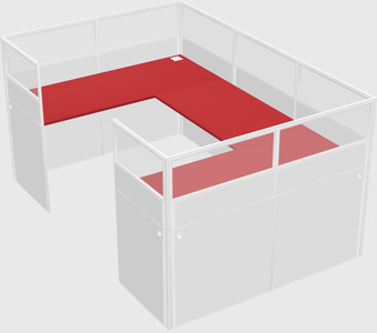 Cabine en u