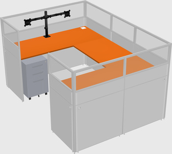 Cabine en u