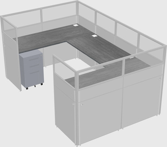 Cabine en u