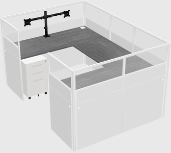 Cabine en u