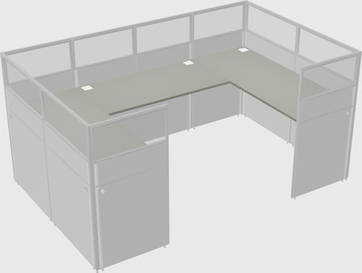 Cabine en u