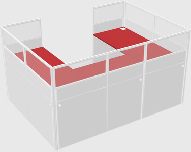 Cabine en u