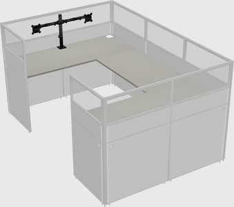 Cabine en u