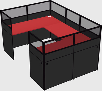 Cabine en u