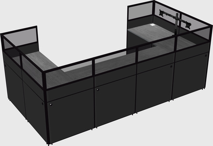 Cabine en u
