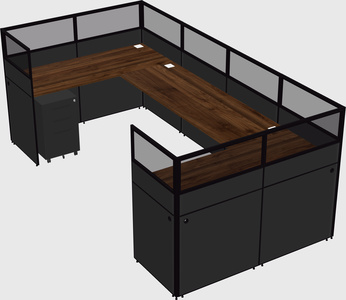 Cabine en u