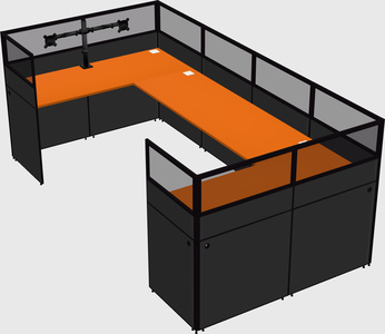 Cabine en u