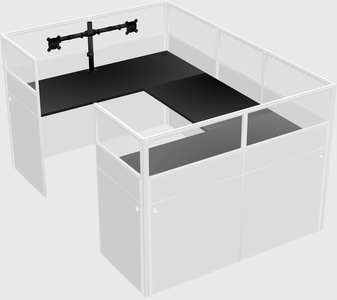 Cabine en u