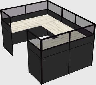 Cabine en u