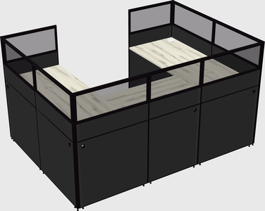 Cabine en u