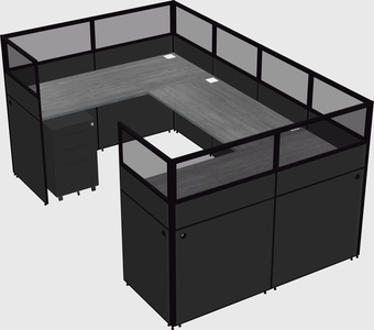 Cabine en u