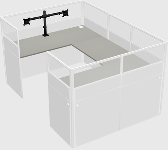 Cabine en u