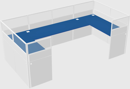 Cabine en u