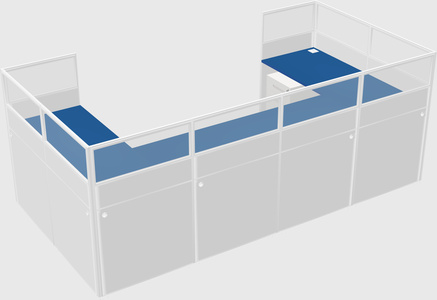 Cabine en u