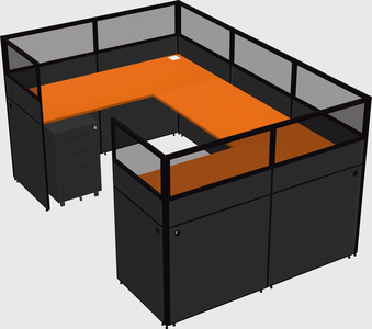 Cabine en u
