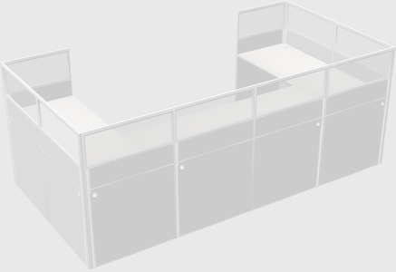 Cabine en u