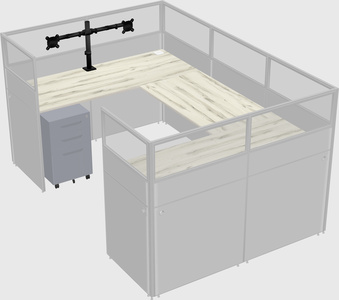 Cabine en u