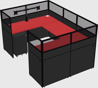 Cabine en u