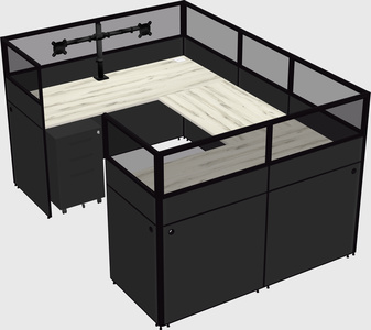Cabine en u