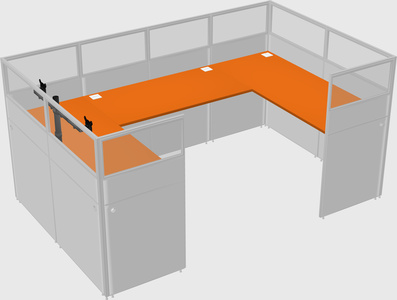 Cabine en u