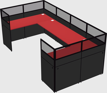 Cabine en u