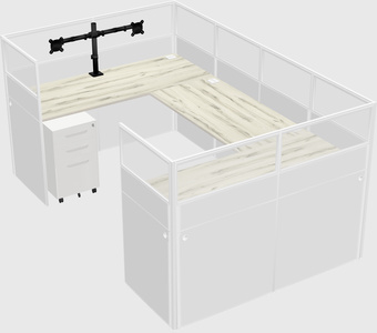 Cabine en u
