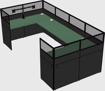 Cabine en u