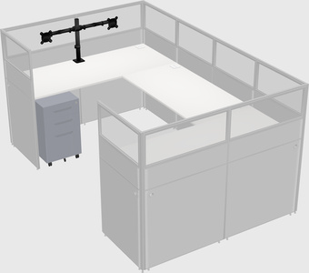 Cabine en u