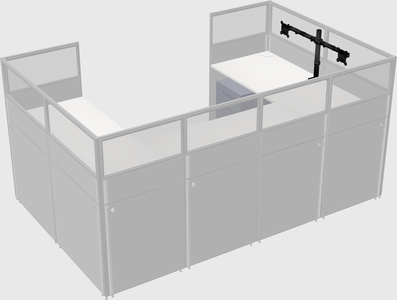 Cabine en u
