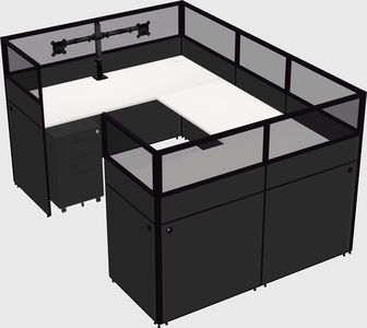 Cabine en u