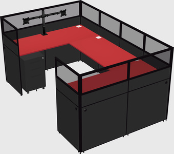 Cabine en u
