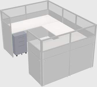 Cabine en u