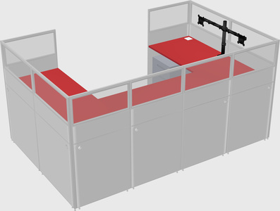 Cabine en u