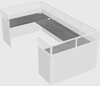 Cabine en u