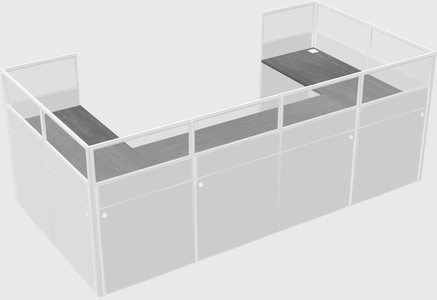 Cabine en u