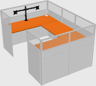 Cabine en u
